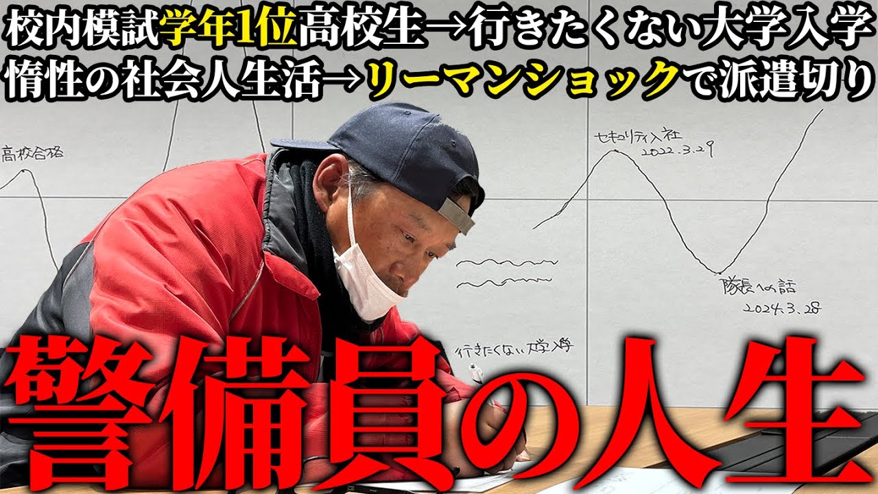 【ドン底】リーマンショックで全てを失った後、隊長になるまで【警備員の人生】