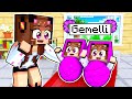ANNA PARTORISCE DUE GEMELLI!! Minecraft DUBAI
