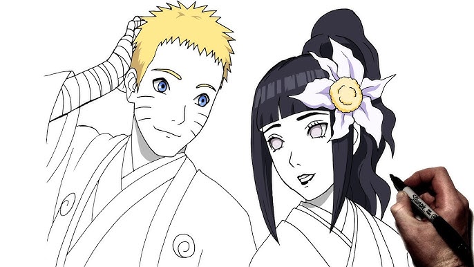 hinata is so cute #sketch #naruto  Naruto sketch drawing, Naruto drawings,  Naruto sketch