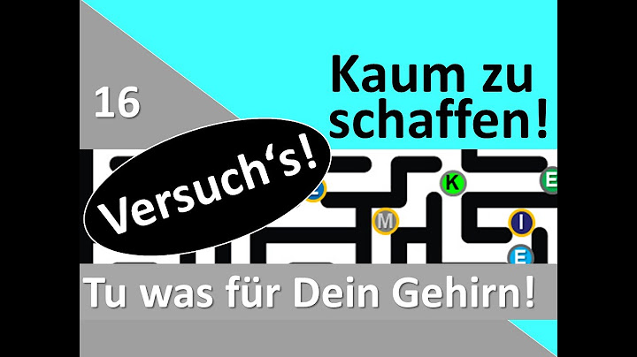 Den Weg durch ein Labyrinth finden, dabei Buchstaben sammeln, dann Wörter bilden – in 90 Sekunden!