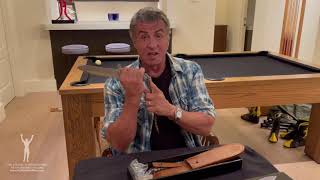 Sylvester Stallone Unboxes The Rambo Last Blood Heartstopper Knife From The Sly Stallone Shop