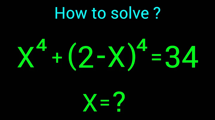 Math Olympiad Question | A Nice Algebra Equation | You should know this Trick!