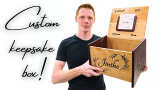 Creating A Unique Keepsake Box For A Baby Girl!