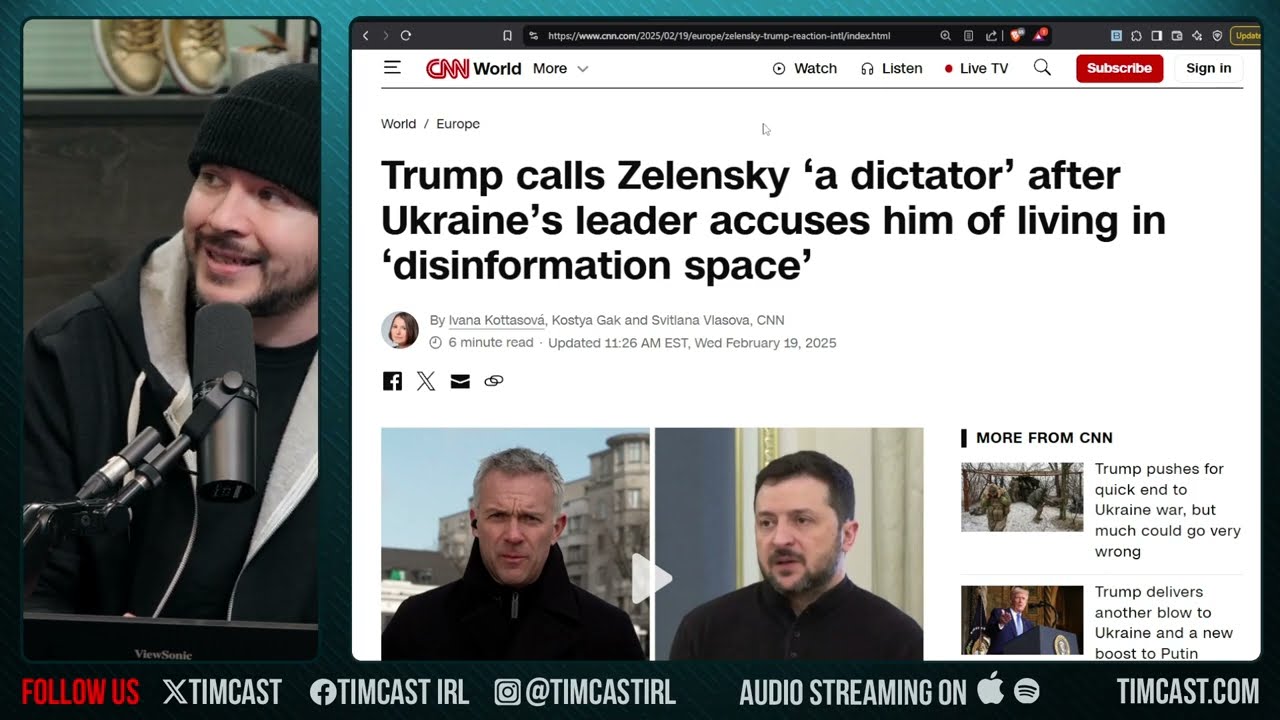 Trump Just BODIED Ukraine President, Says DICTATOR Is GRIFTING BILLIONS, Ukraine CANCELED Election