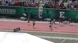 Detroit Aau Aurora Flyers Girls  200M 15-16 Angel Broughton