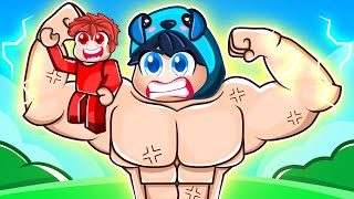 Spending $100,000 to Become the STRONGEST in Roblox With Crazy Fan Girl!