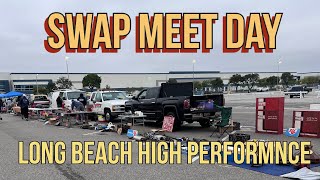 Swap meet day at Long Beach High performance swap meet.