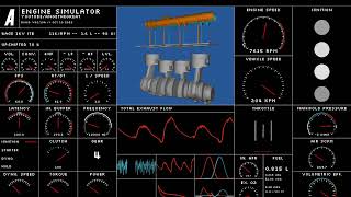 Famous 3D Engine in Engine Simulator part 2 Profile