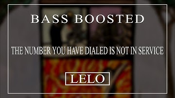 (BASS BOOSTED) $UICIDEBOY$ - THE NUMBER YOU HAVE DIALED IS NOT IN SERVICE