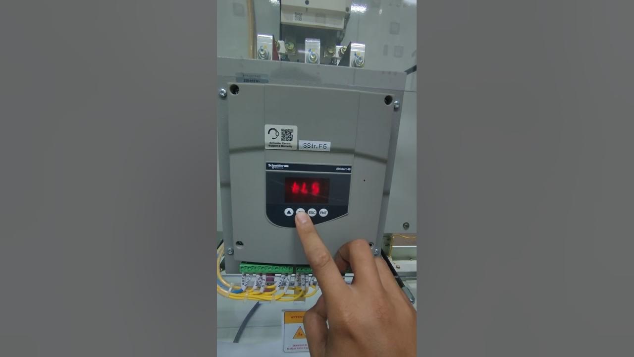 CARA SETTING SOFT STARTER SCHNEIDER ALTISTAR 48 - YouTube