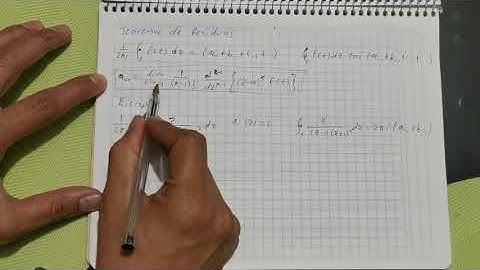 Teorema de residuos, variable compleja, ejemplo 1