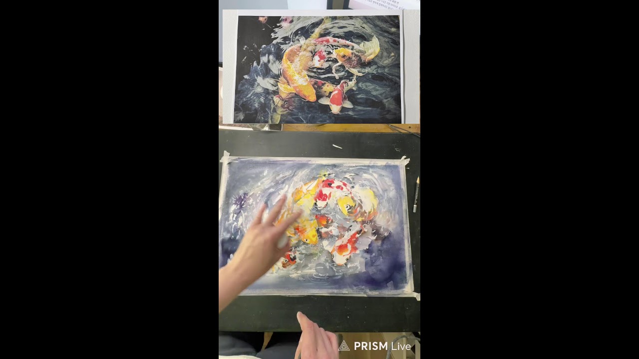 606회 잉어떼 그릴때 마다 재밌어서 계속 그려봐요