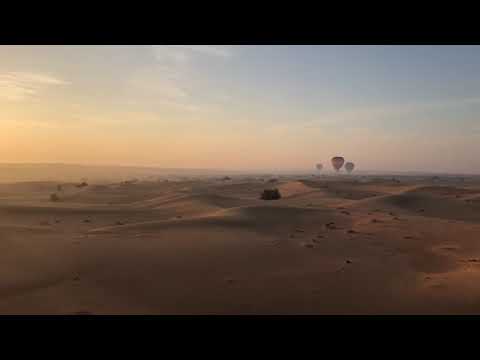 Hot Air Balloon over Dubai Desert Conservation Reserve