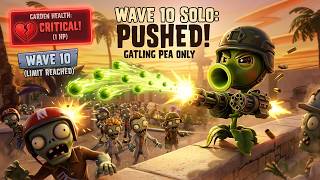 Garden Defense Pushed to The Limit | Gatling Pea Solo Challenge screenshot 3