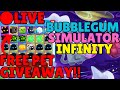 [🔴LIVE] PET GIVEAWAY!! GIVING OUT FREE PETS IN BUBBLE GUM SIMULATOR INFINITY!! (BGSI Giveaway)