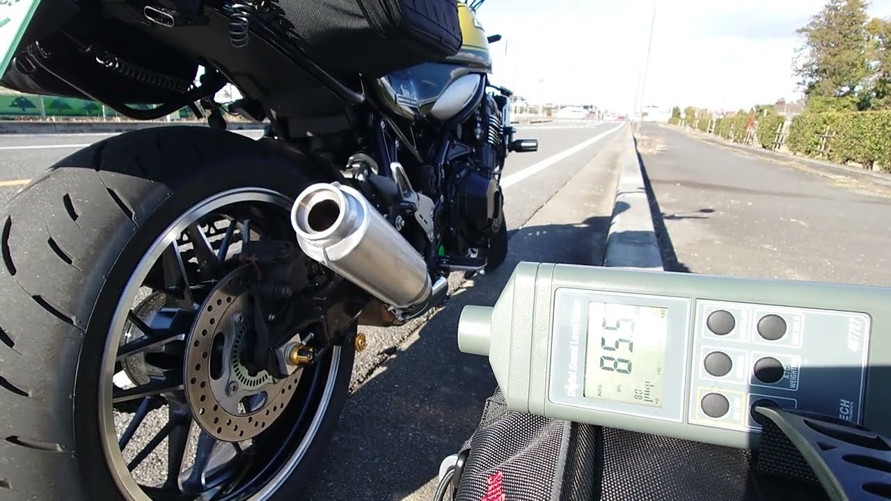 音量注意！Z900RS モリワキ モンスター スリップオンマフラー近接騒音 
