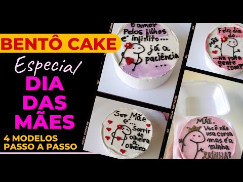 Bolo Bentô Cake Gigante 🥰 Aprenda o passo a passo de como fazer a  decoração‼️ Bolo Flork / Bolo Meme 