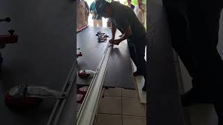 Old Slim Cutter Plus in Action! 💪 Cutting Marble-Grained Slabs Like a Pro | Tile Master Works