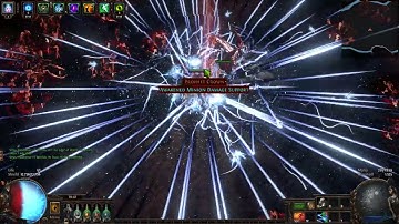 Path of Exile Affliction Int Stacking Trickster vs last phase of Uber Sirus