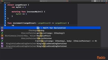 Advanced iOS Development with Swift 4.x: Inout Parameters|packtpub.com