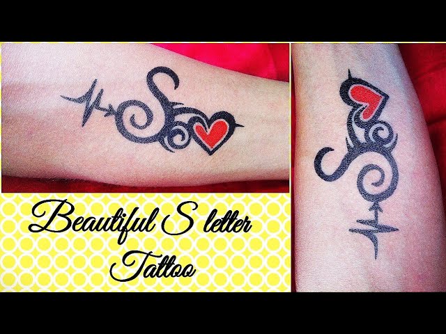 S Letter Tattoo Designs 20 Trending Tattoos In 2023  Tattoo lettering  Tattoo designs wrist Alphabet tattoo designs