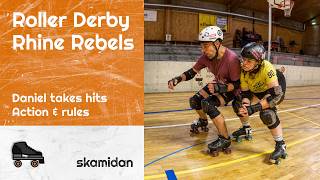 This is Roller Derby – Daniel takes some serious hits and learns the rules – Rhine Rebels Basel screenshot 3