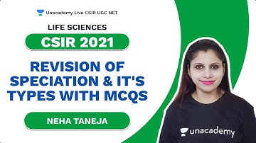 Revision of Speciation & It