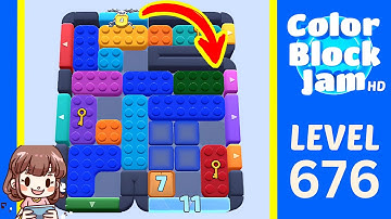 Color Block Jam Level 676 Solution Walkthrough