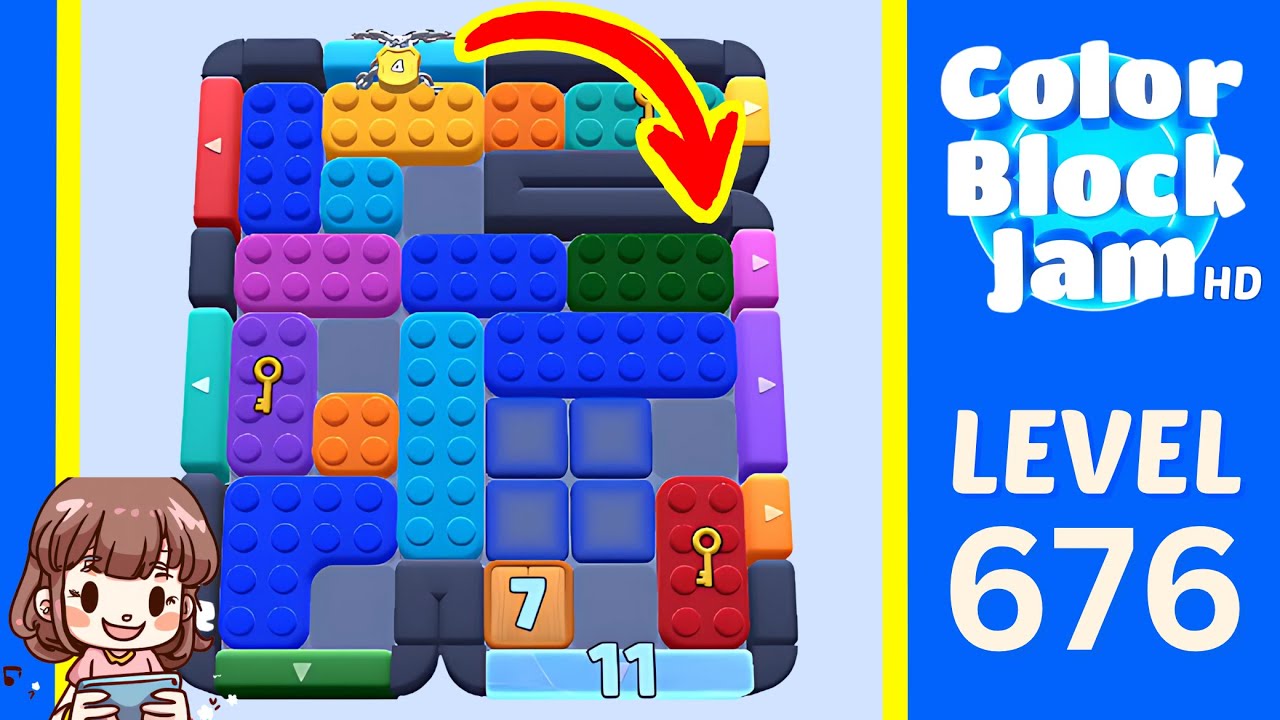 Color Block Jam Level 676 Solution Walkthrough - YouTube