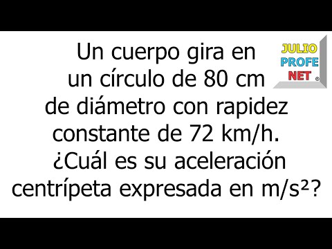 MOVIMIENTO CIRCULAR UNIFORME - Problema 1