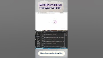 Transform Your Website: Stunning Welcome CSS Styles! #code #html #css #welcome #shorts