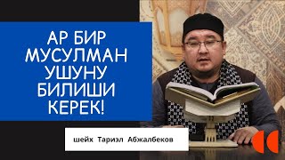 Кѳзүңүз менен кѳңүлүңүз нур болуусун каалайсызбы?! | шейх Тариэл Абжалбеков