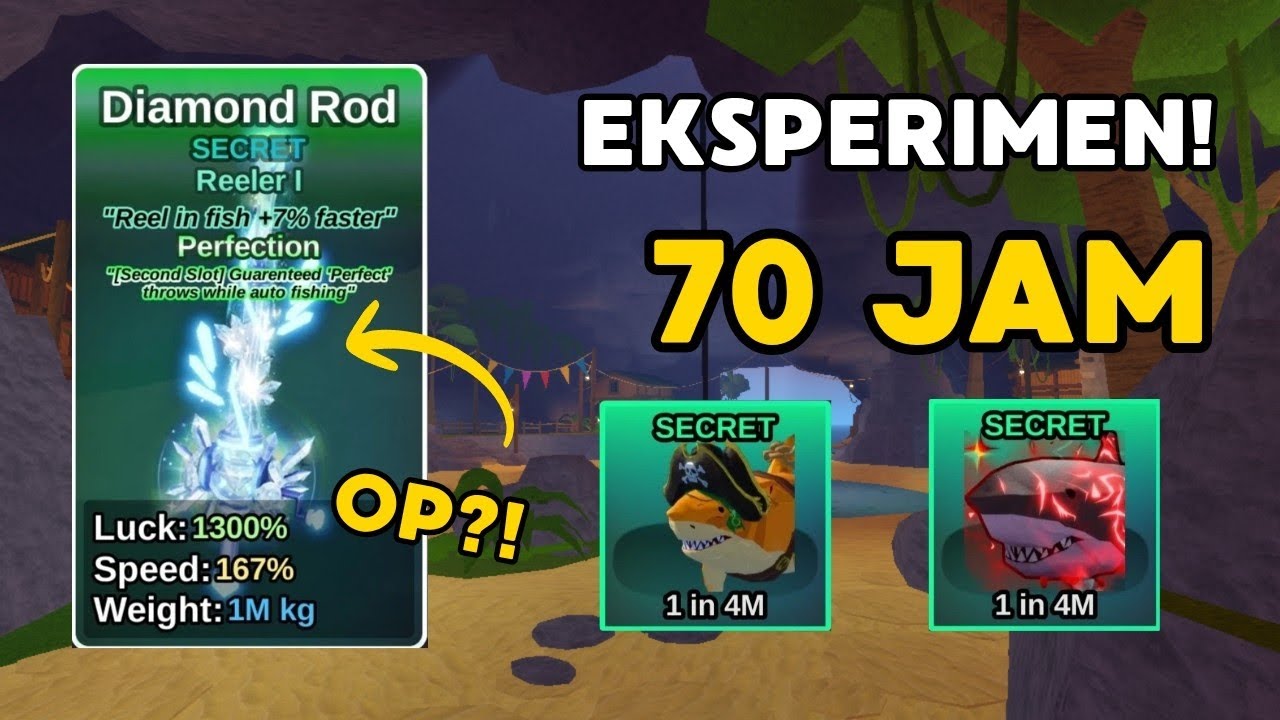 AKU MANCING 70 JAM NONSTOP DI PULAU BARU PIRATE COVE!! DAN INI YANG TERJADI… – FISH IT ROBLOX