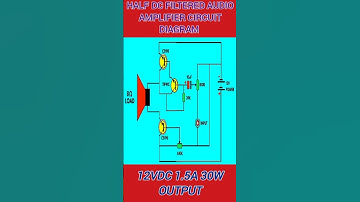 AMAZING SIMPLE 50W AUDIO AMPLIFIER MAKING (CIRCUIT DIAGRAM #6) #amplfier #circuitdesign