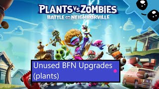 Unused Plant Upgrade Concepts -- BFN