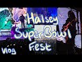 First Halsey Concert Ever at Super Bowl Fest (ft. Machine Gun Kelly) ~ Concert Vlog 2022