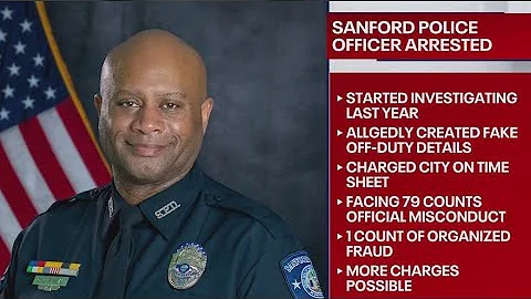 Live: Sanford Police update on officer arrested