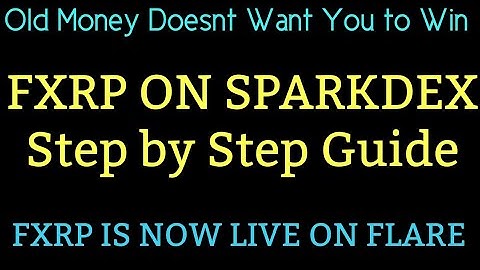 How to Use Flare Network FXRP On Sparkdex