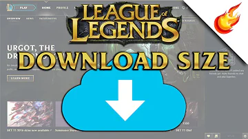 How many GB is LoL in PC?