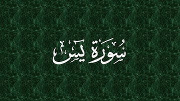 Surah Yasin Sheikh Ramadan Shakur سورة يس   رمضان شكور