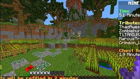 MINECRAFT HUNGER GAMES- featuring X-Ray Mod