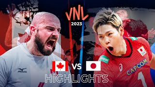 Japan Vs Canada Highlights Mens Vnl 2023