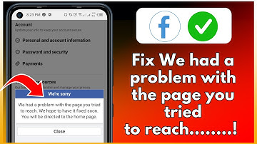 Fix We had a problem with the page you tried to reach. (Facebook Lite Error Problem Solved)