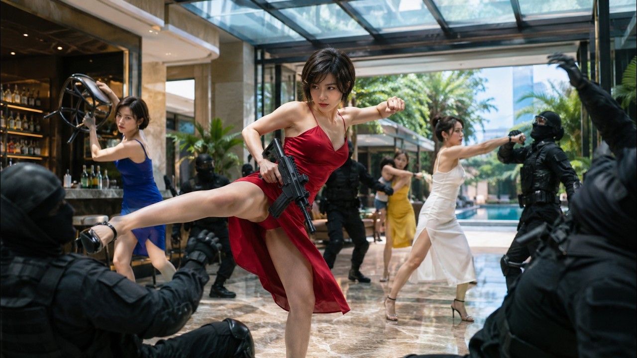 【最新電影】恐怖分子圍攻酒店，竟撞上正在度假的女特種兵｜陸劇｜movie