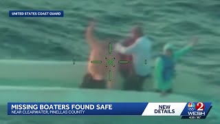 Florida boaters who disappeared after fishing trip found alive, Clearwater police say