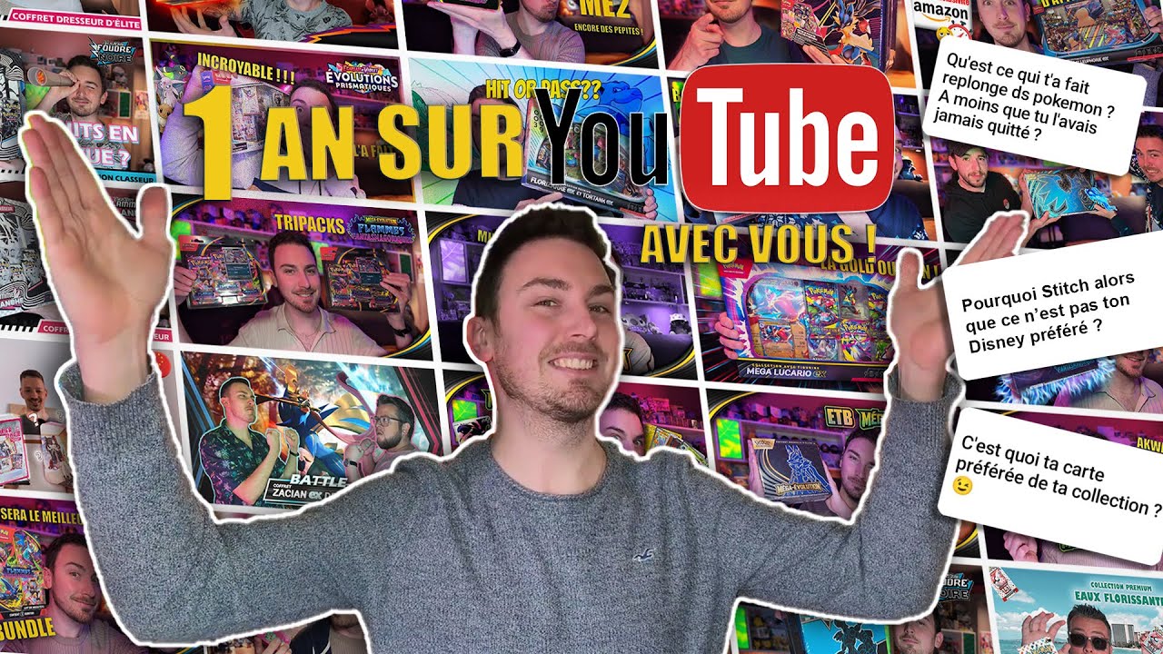 1 AN SUR YOUTUBE ! FAQ, OUVERTURE ET ... UNE SURPRISE !!