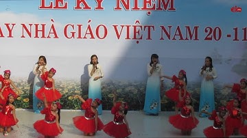 "Vui đến trường" - "Ước mơ xanh" - Văn nghệ Chào mừng ngày nhà giáo Việt Nam  - Tiểu học Chu Văn An