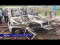 దేవరకద్రలో విషాదం: Wall Collapse On Parked Car Due To Heavy Rain | @SakshiTV