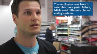 Image processing as assembly assistant at Miele QS in the complex assembly process