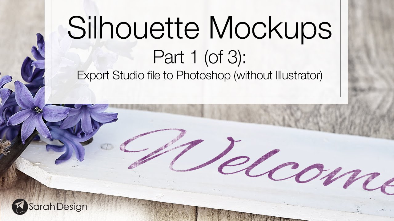 Silhouette Mockups 1 Silhouette To Photoshop Without Illustrator Youtube